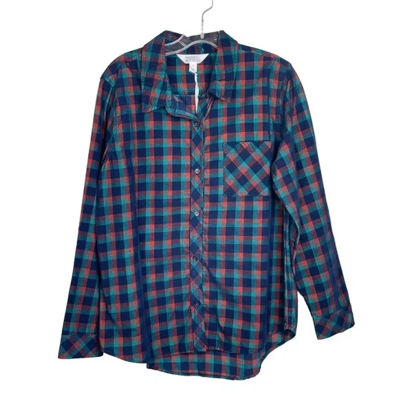 Stitch Fix l Market & Spruce Plaid Corduroy Button Down, Large - Picture 5 of 8